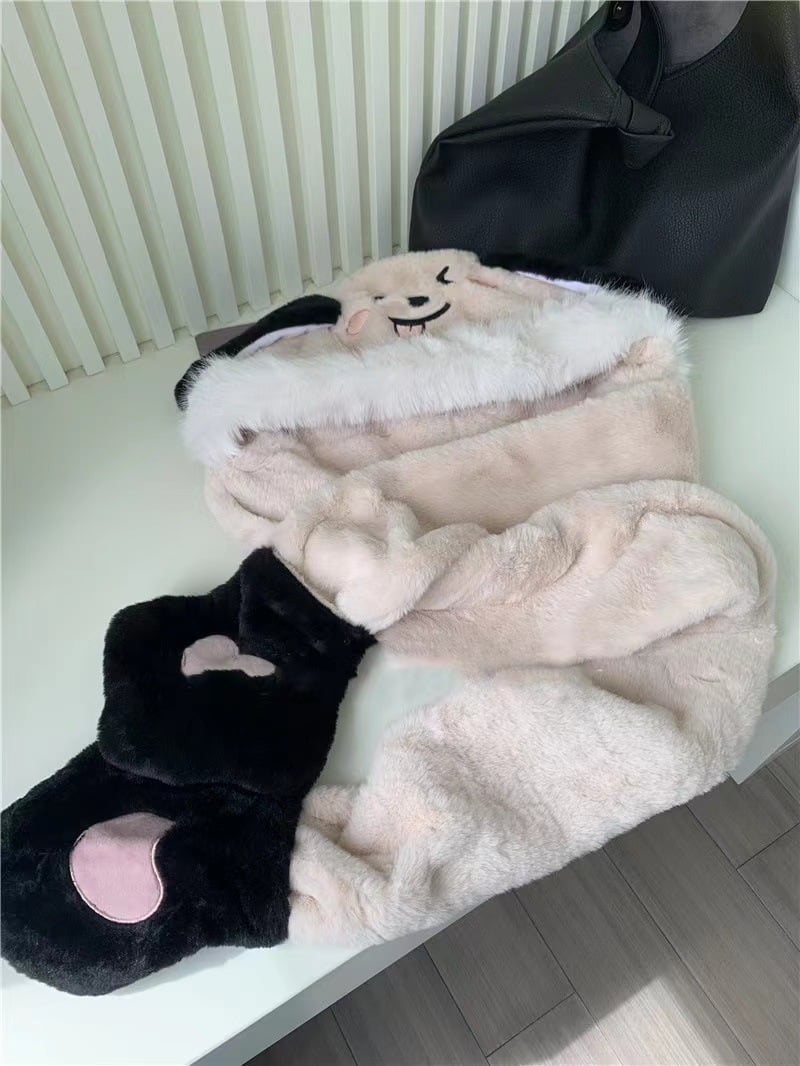 Fashion Ear Cold-proof Ushanka Beige