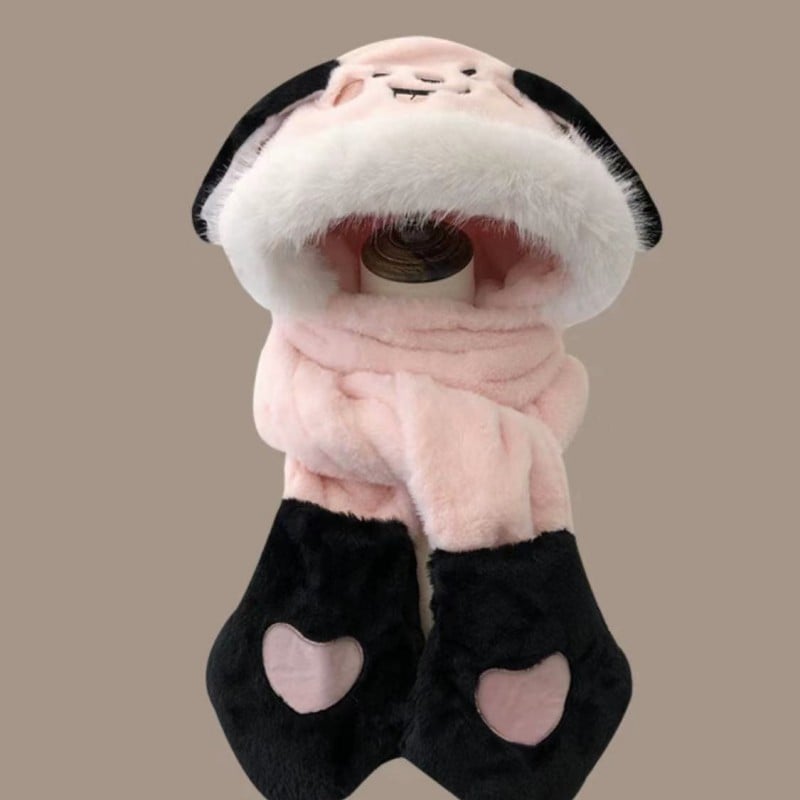 Fashion Ear Cold-proof Ushanka Pink