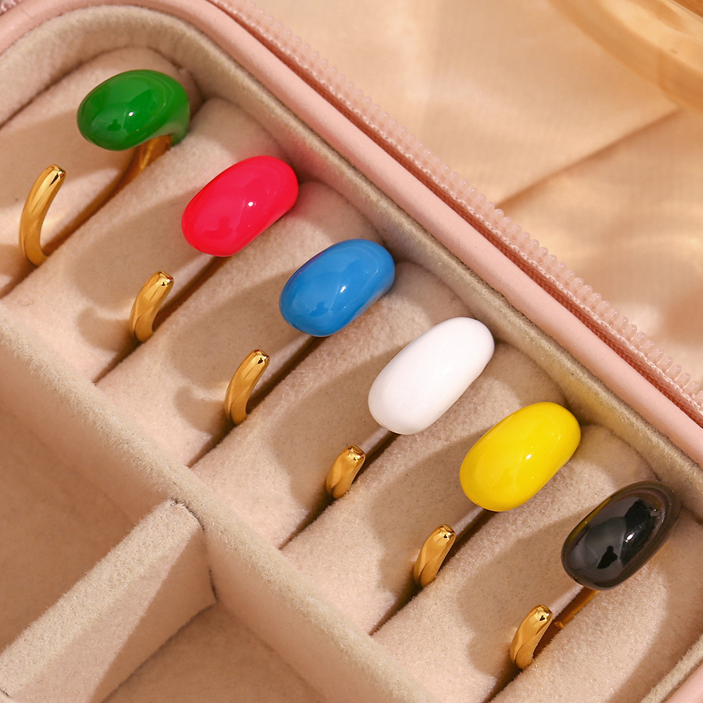 Water Drop Glossy Ring 3