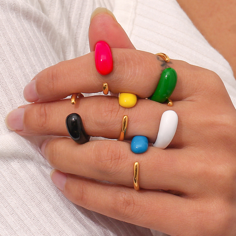 Water Drop Glossy Ring 2