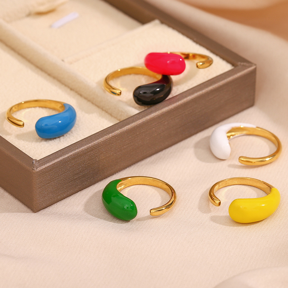 Water Drop Glossy Ring 4