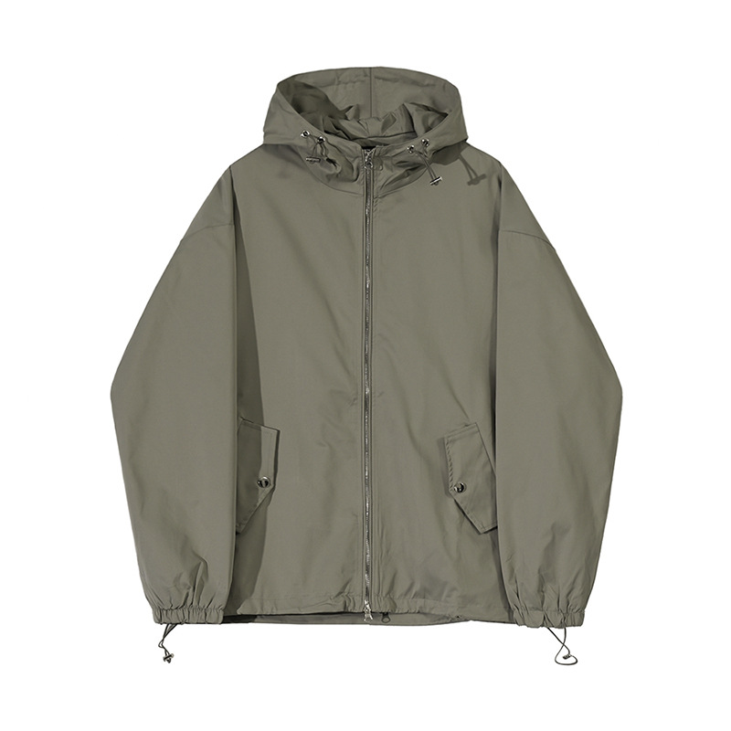 Hooded Coat Back View