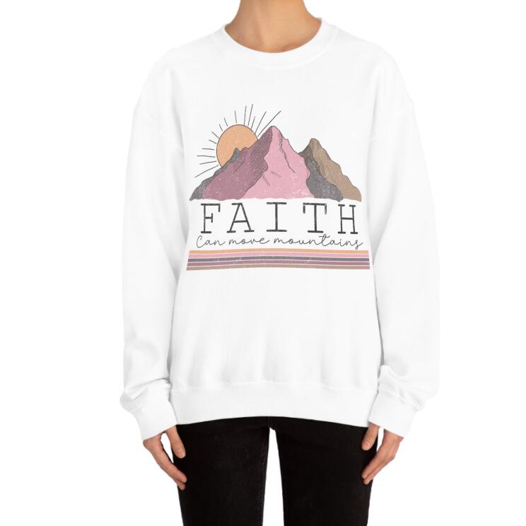 Faith Can Move Mountains Pullover Image 2