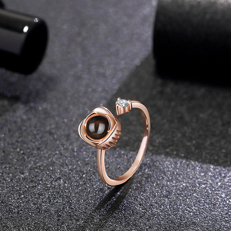 Rose Projection Couple Ring - Image 2