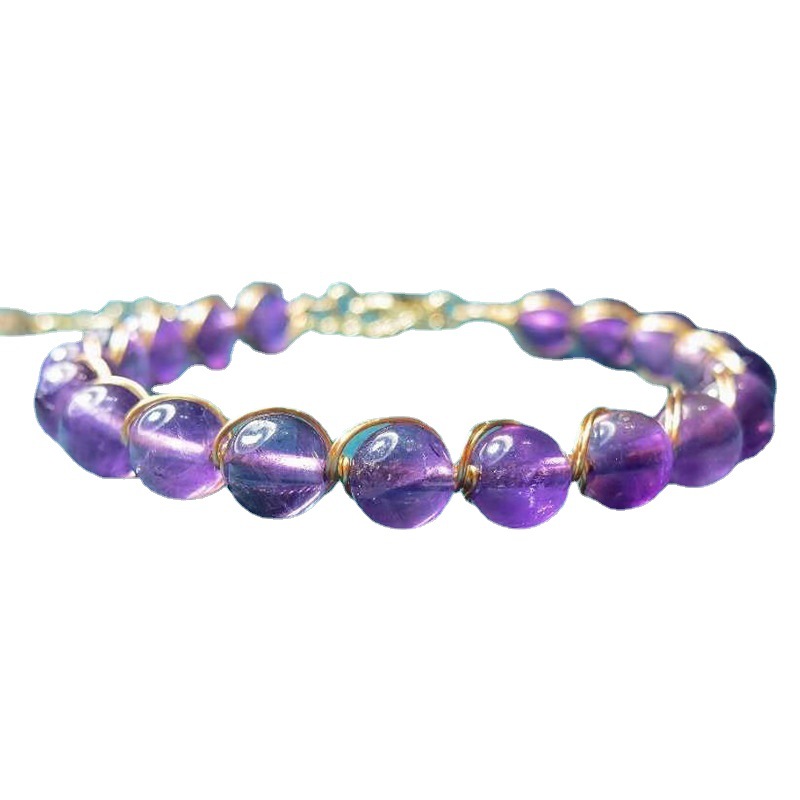 14K Gilded Winding Bracelet Crystal - Image 2