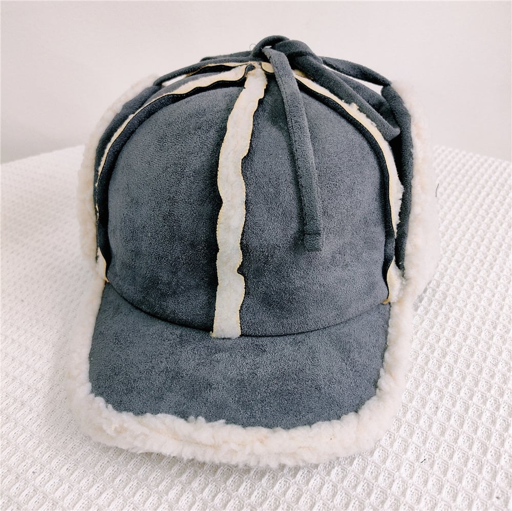 Rope Ushanka Hat On Model