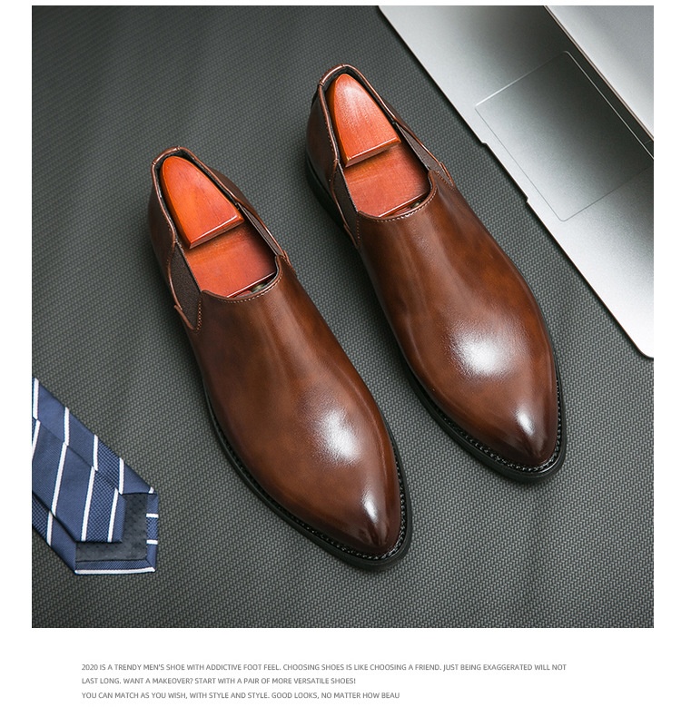 British Leisure Slip On Pointed Toe Shoes 10