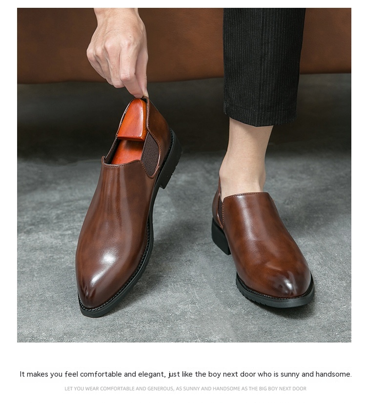 British Leisure Slip On Pointed Toe Shoes 6