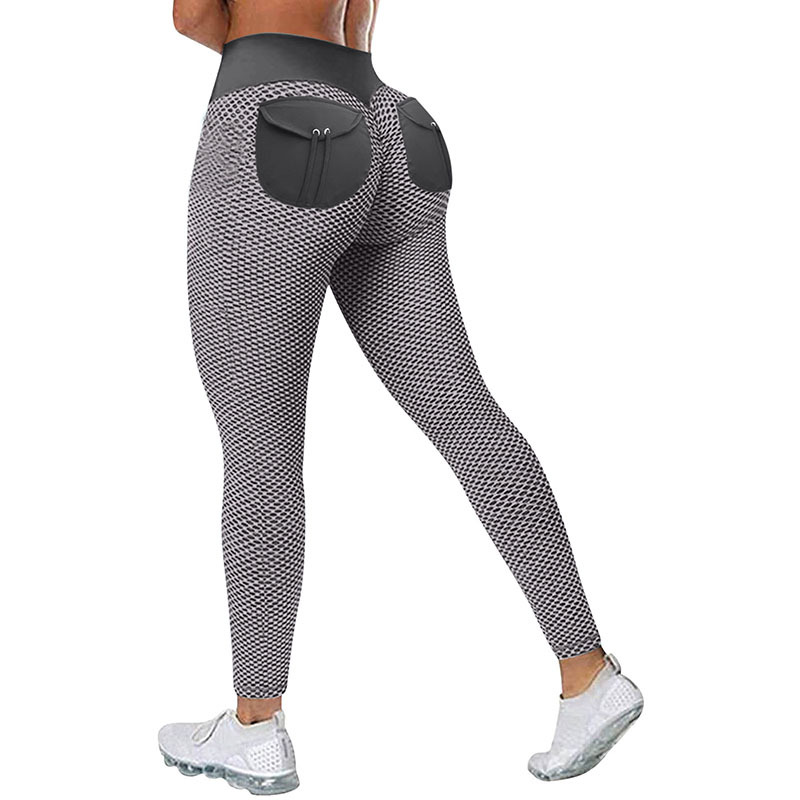 Honeycomb Yoga Pants in action