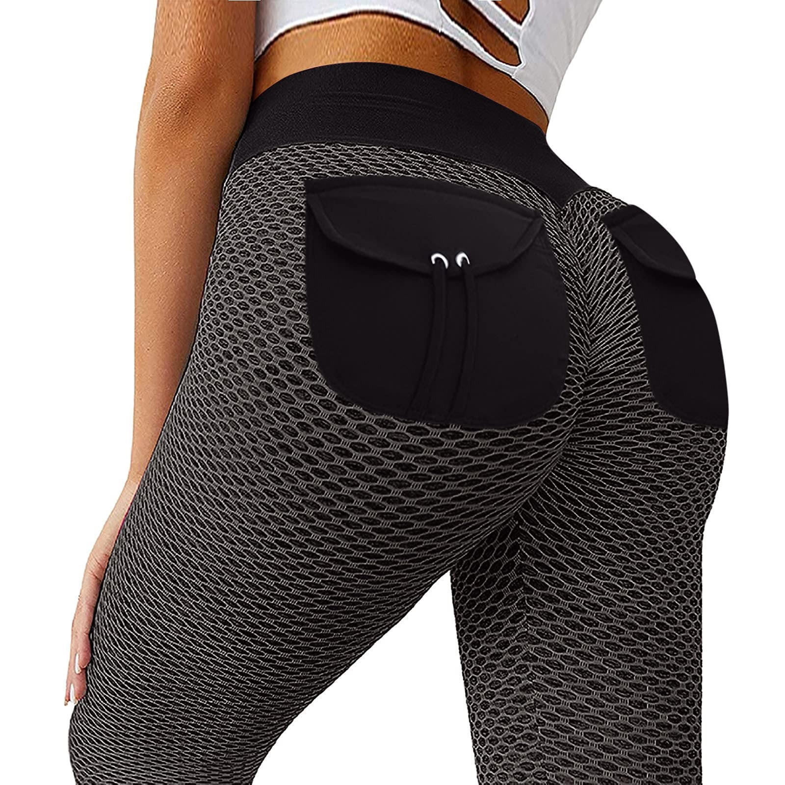 Honeycomb Yoga Pants details
