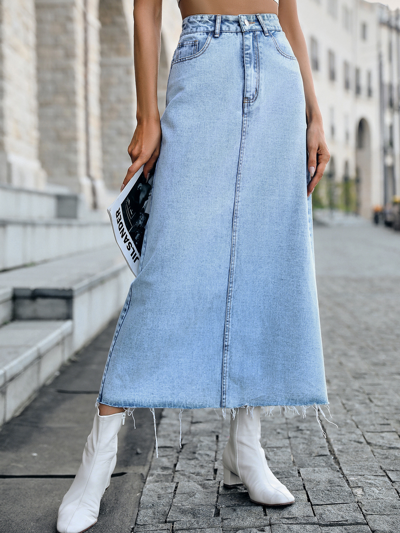 Women's Long Skirt Image 6