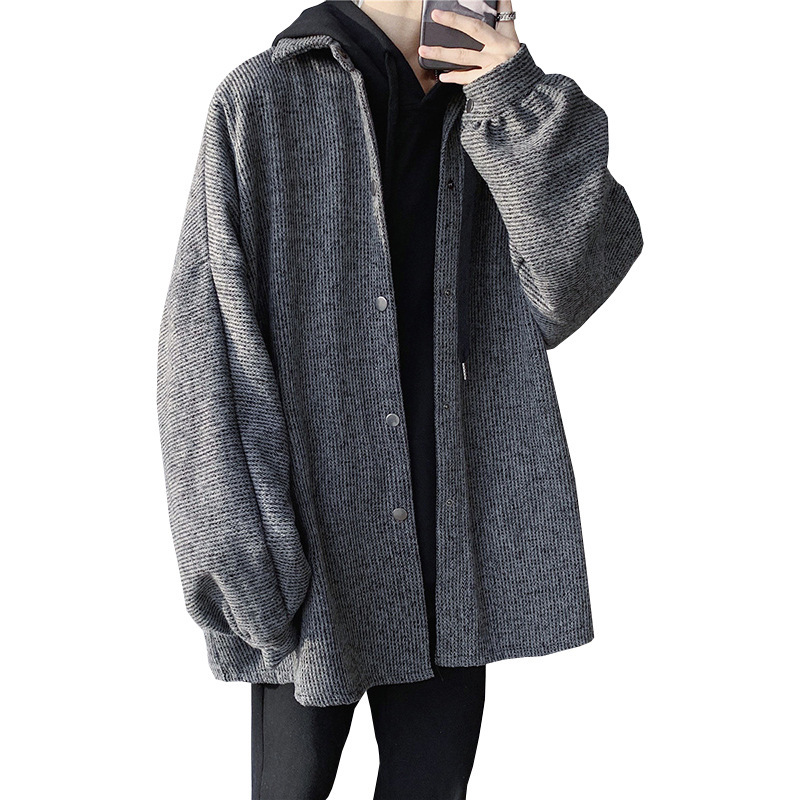 Korean Style Loose Work Coat Image 6