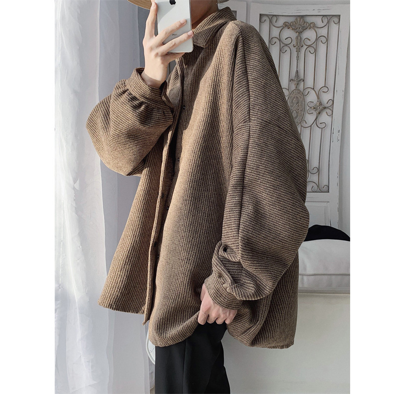 Korean Style Loose Work Coat Image 5