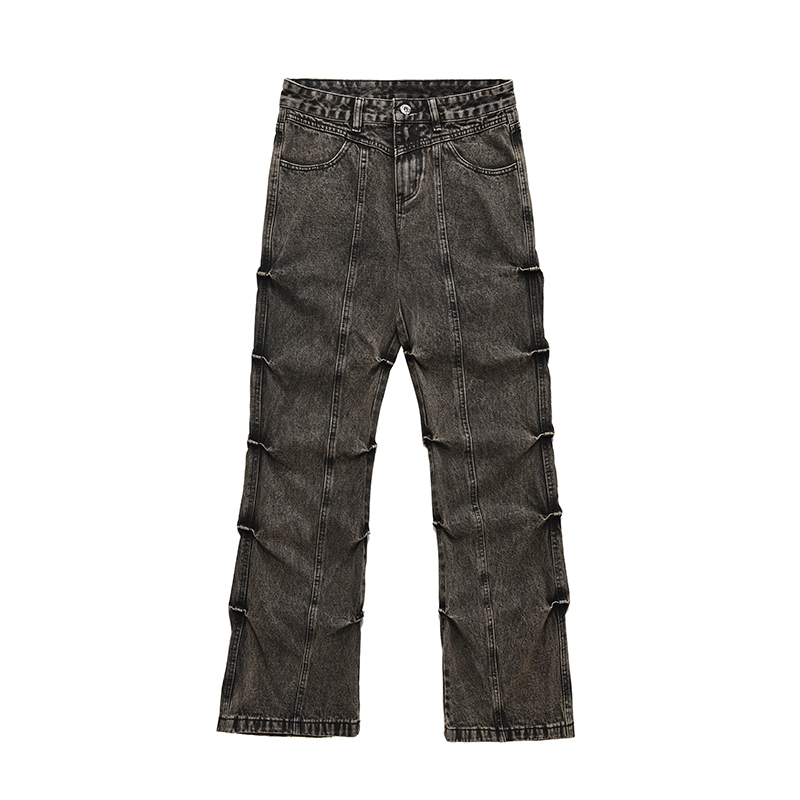 Men's Vintage Crumpled Skinny Jeans 6