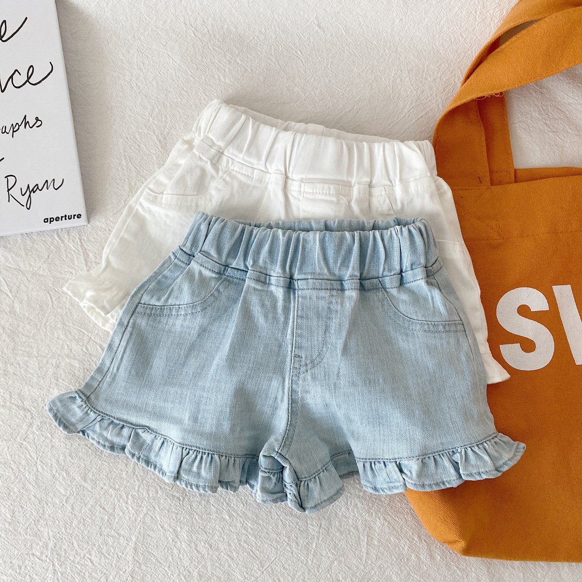 Fashion Girls' Denim Shorts 8