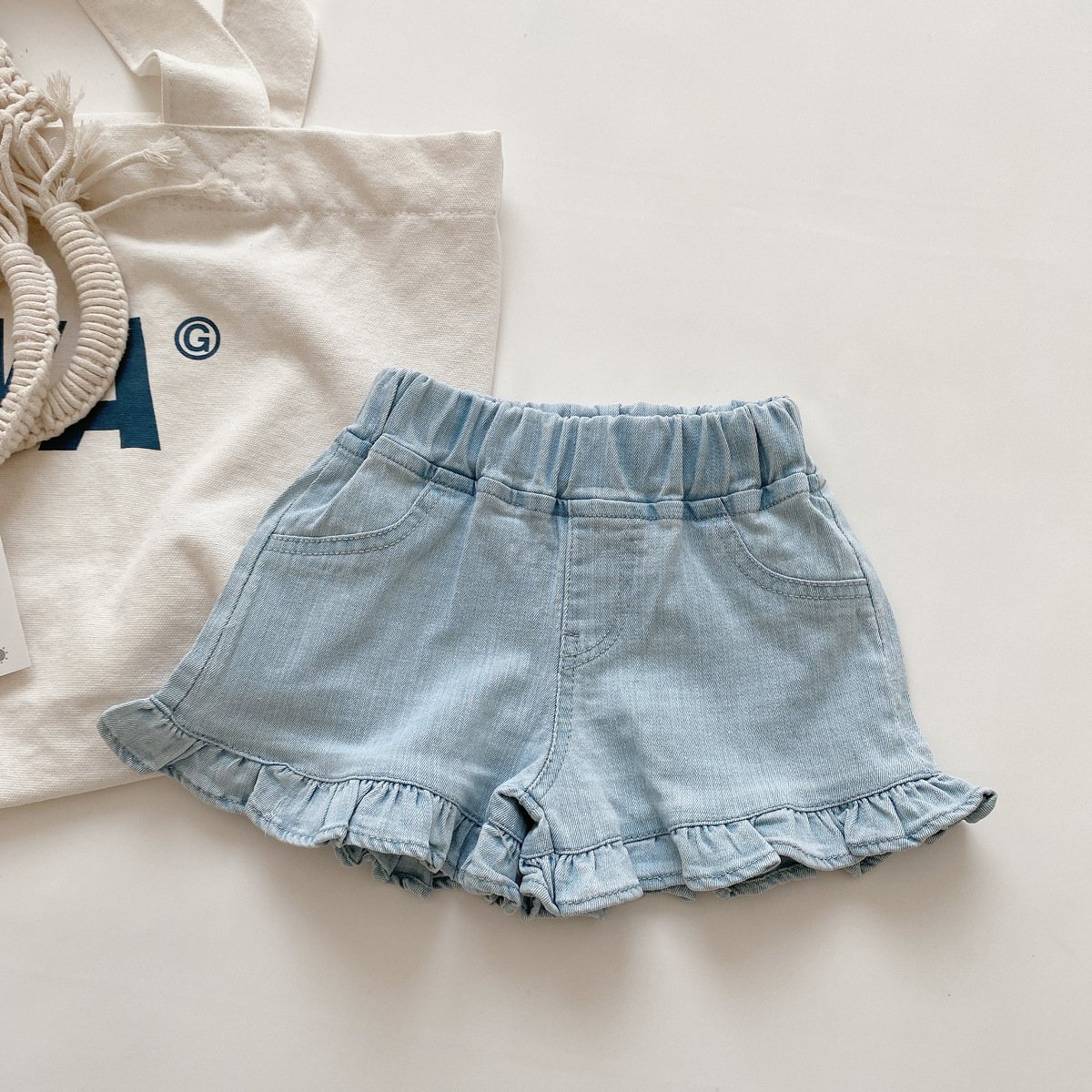 Fashion Girls' Denim Shorts 7