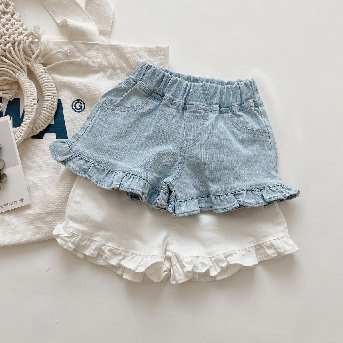 Fashion Girls' Denim Shorts 9