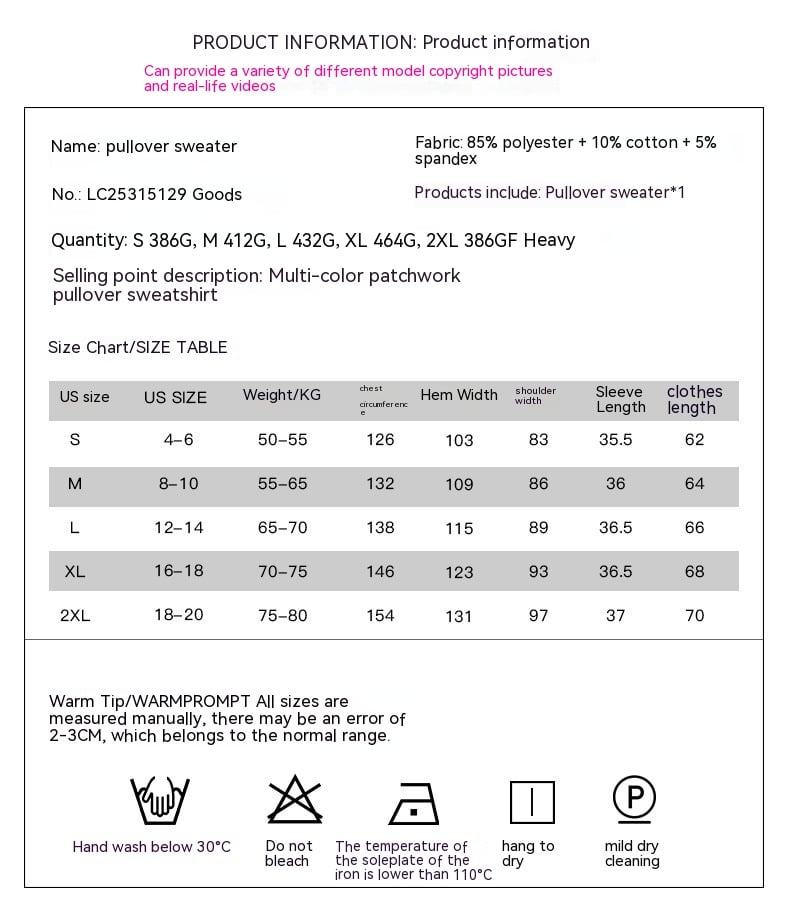 Round Neck Pullover 1