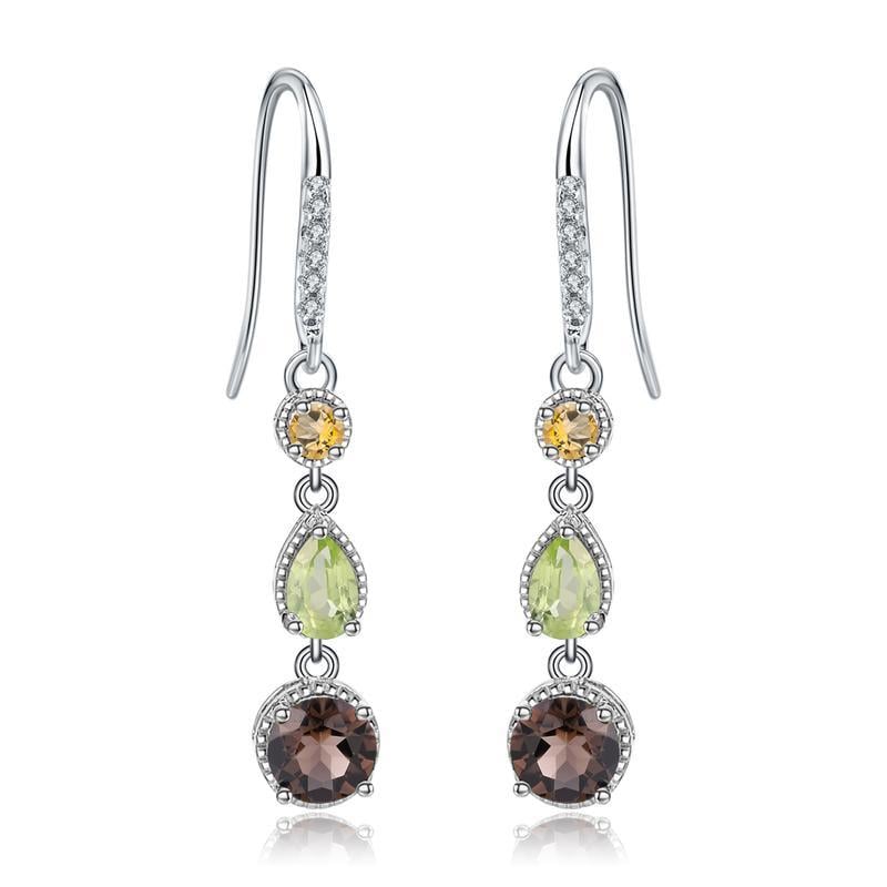 Natural Gemstone Earrings 5