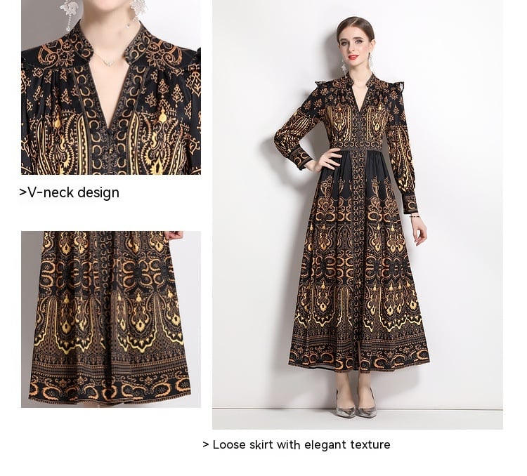 Vintage Court Style Dress 8