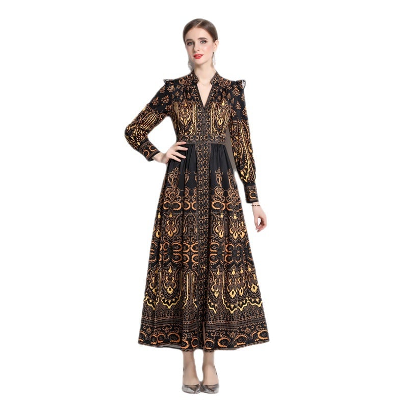 Vintage Court Style Dress 3