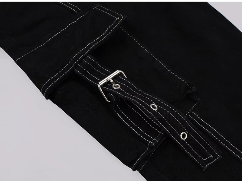 Women's Vintage Multi-pocket Jeans