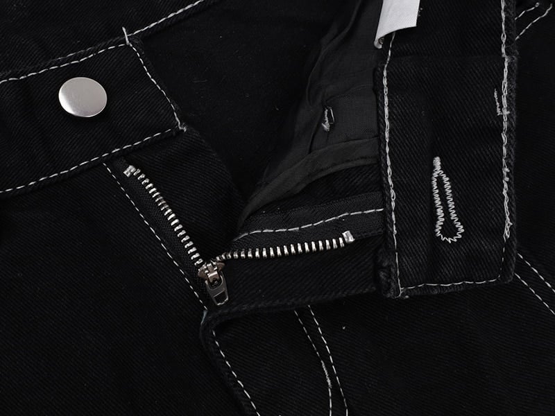 Women's Vintage Multi-pocket Jeans