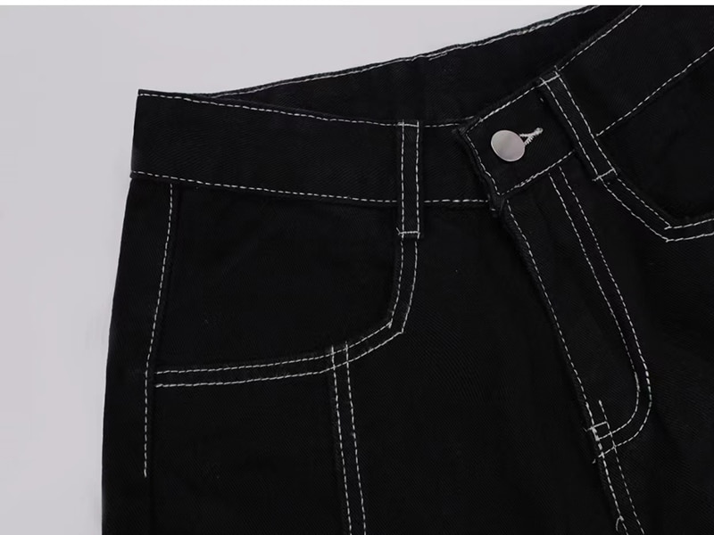 Women's Vintage Multi-pocket Jeans