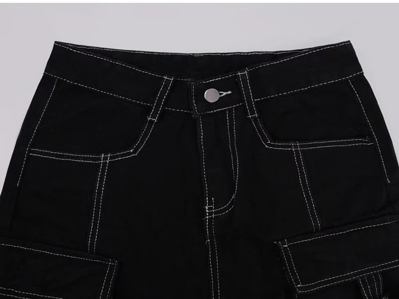 Women's Vintage Multi-pocket Jeans