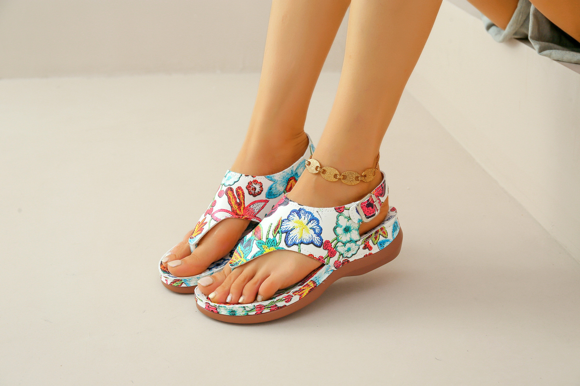 Side View of Sandals