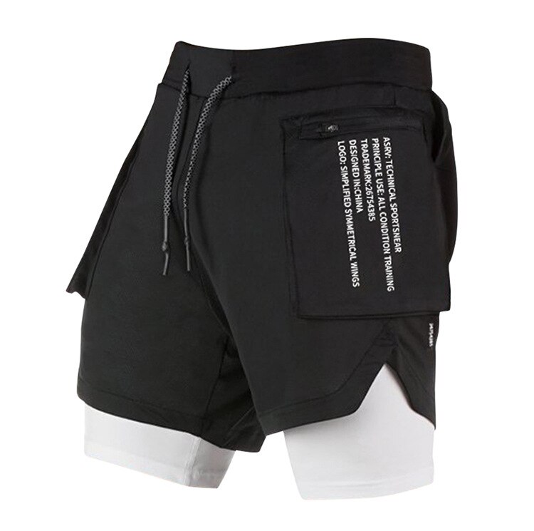 Double-layer sports shorts