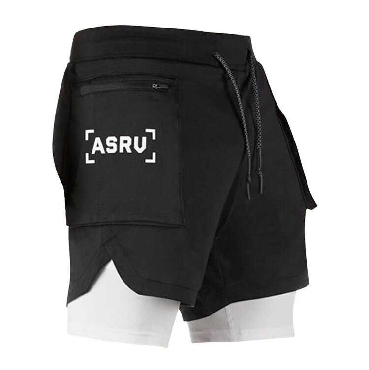 Double-layer sports shorts