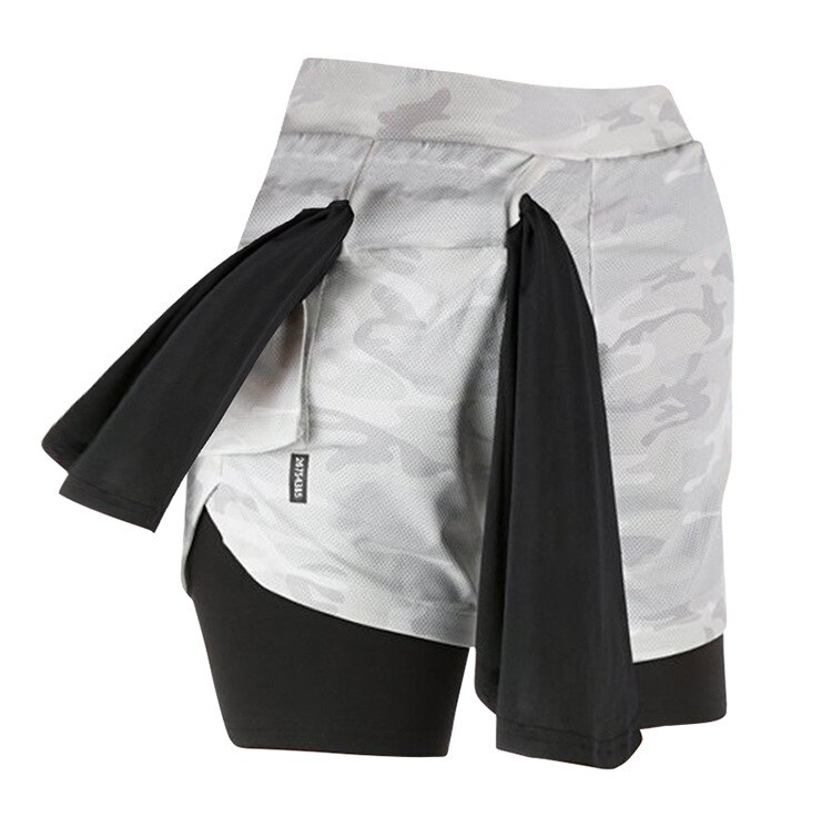 Double-layer sports shorts