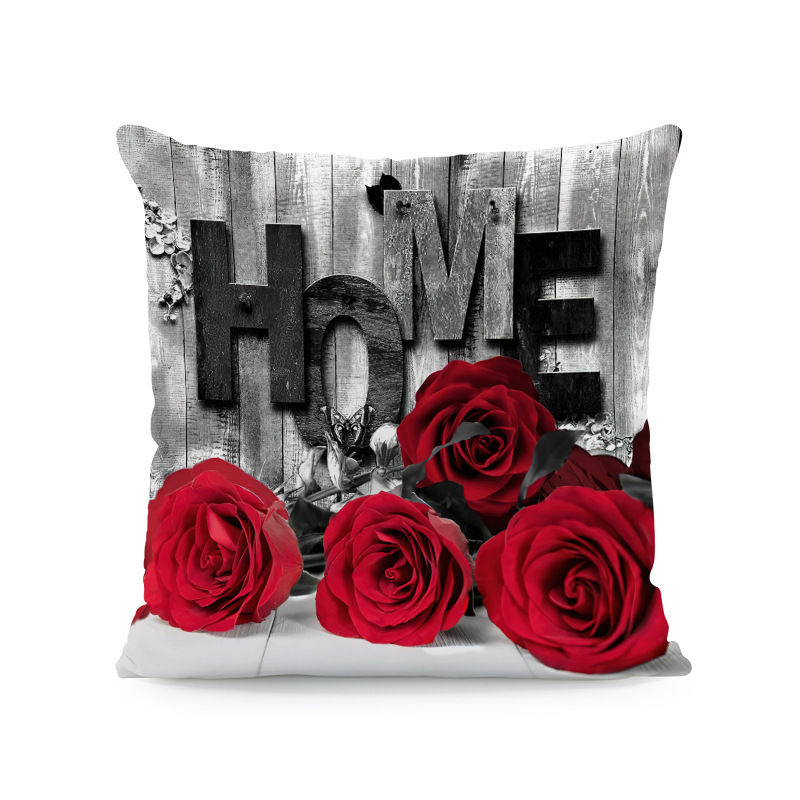 Flower Print Pillow Cover 9