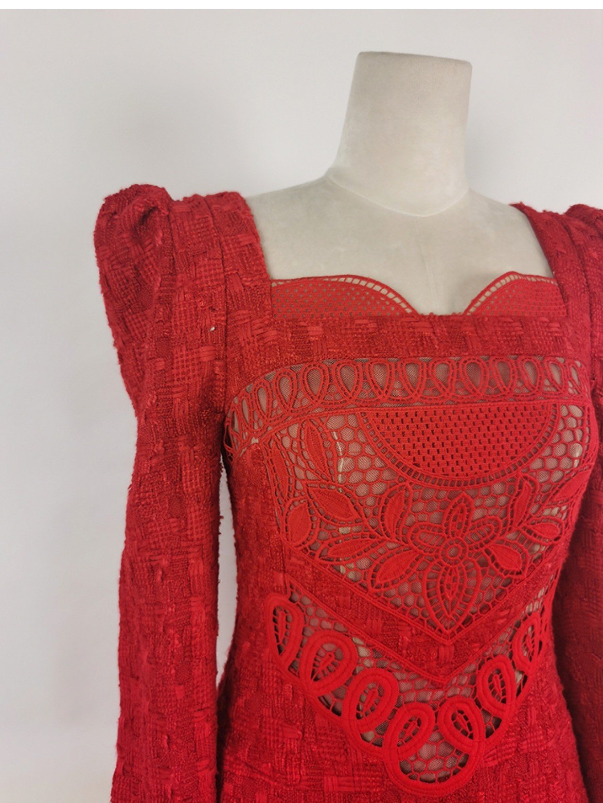 Puff Sleeve Dress Image 6