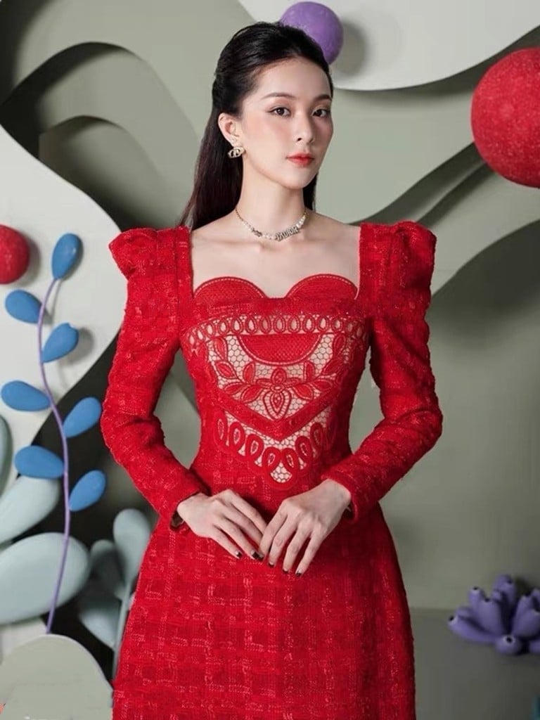 Puff Sleeve Dress Image 2