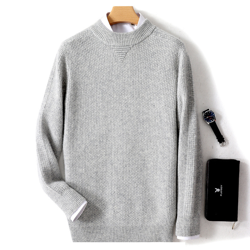 Winter Rhombus Cashmere Sweater 4