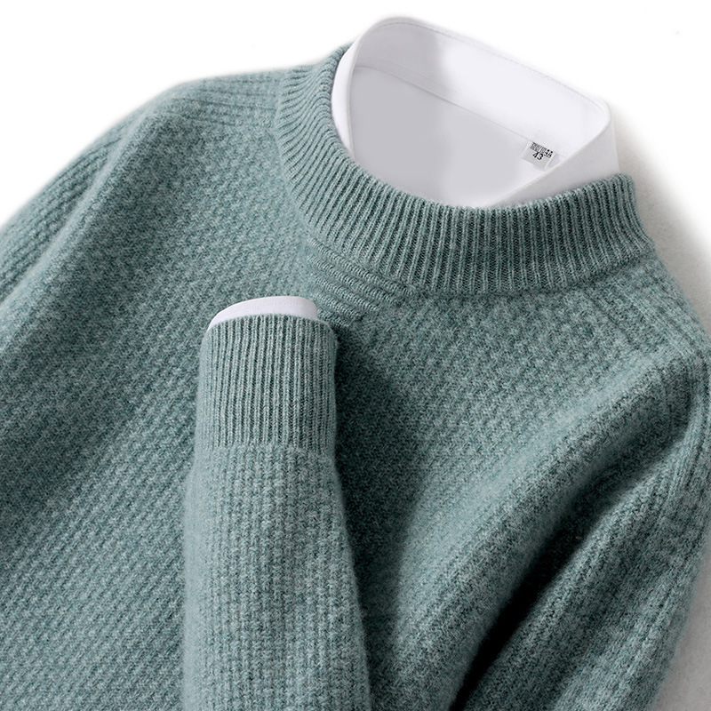 Winter Rhombus Cashmere Sweater 6
