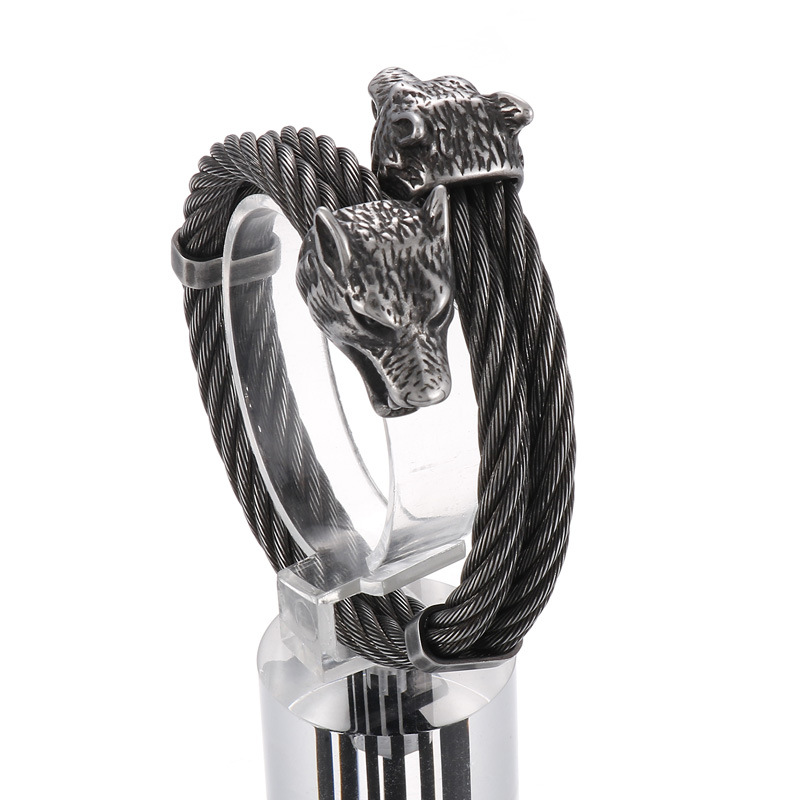 Titanium Steel Vintage Electroplated Bracelet - Image 2