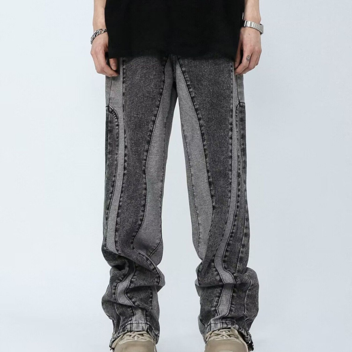 Street High Street Personalized Graffiti Jeans 4