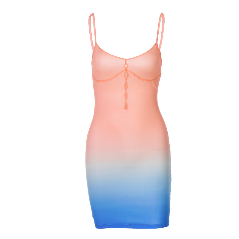 Sexy Sling Slim Bag Hip Dress - Image 3