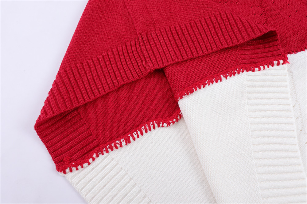 Men's Colorblock Letter Crew Neck Sweater - Image 9