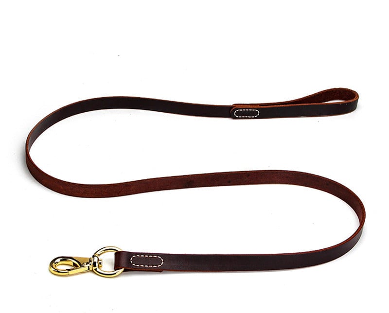 Cowhide Dog Leash Features