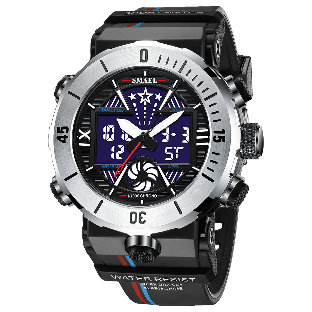 Sports Waterproof Trend Electronic Men's Watch - Image 4