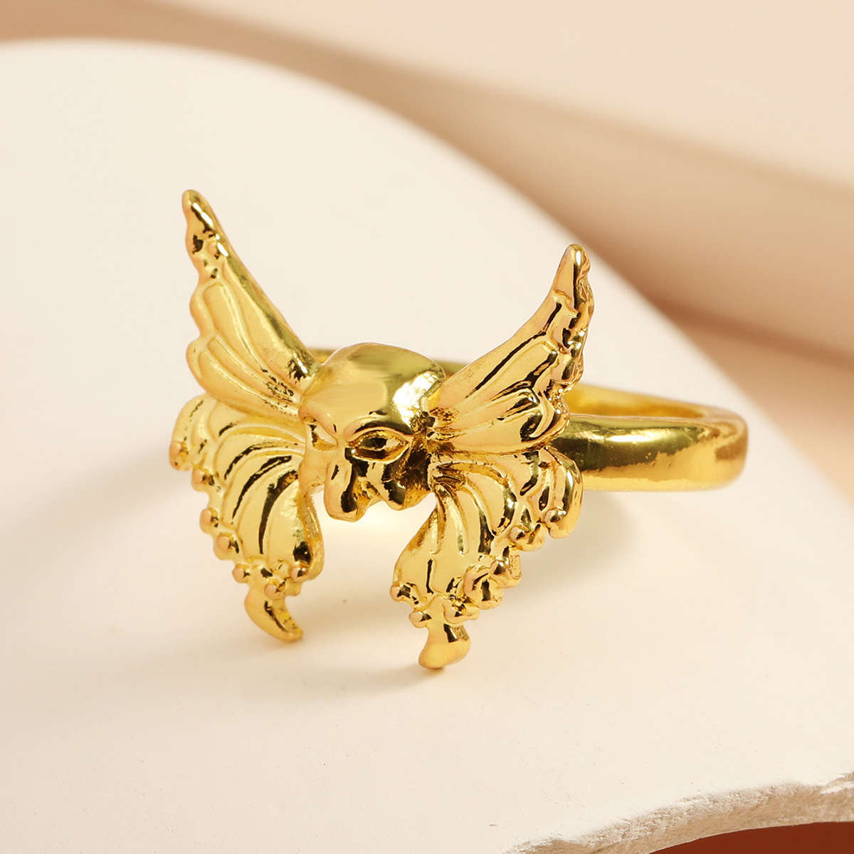 Butterfly Skull Ring Image 7