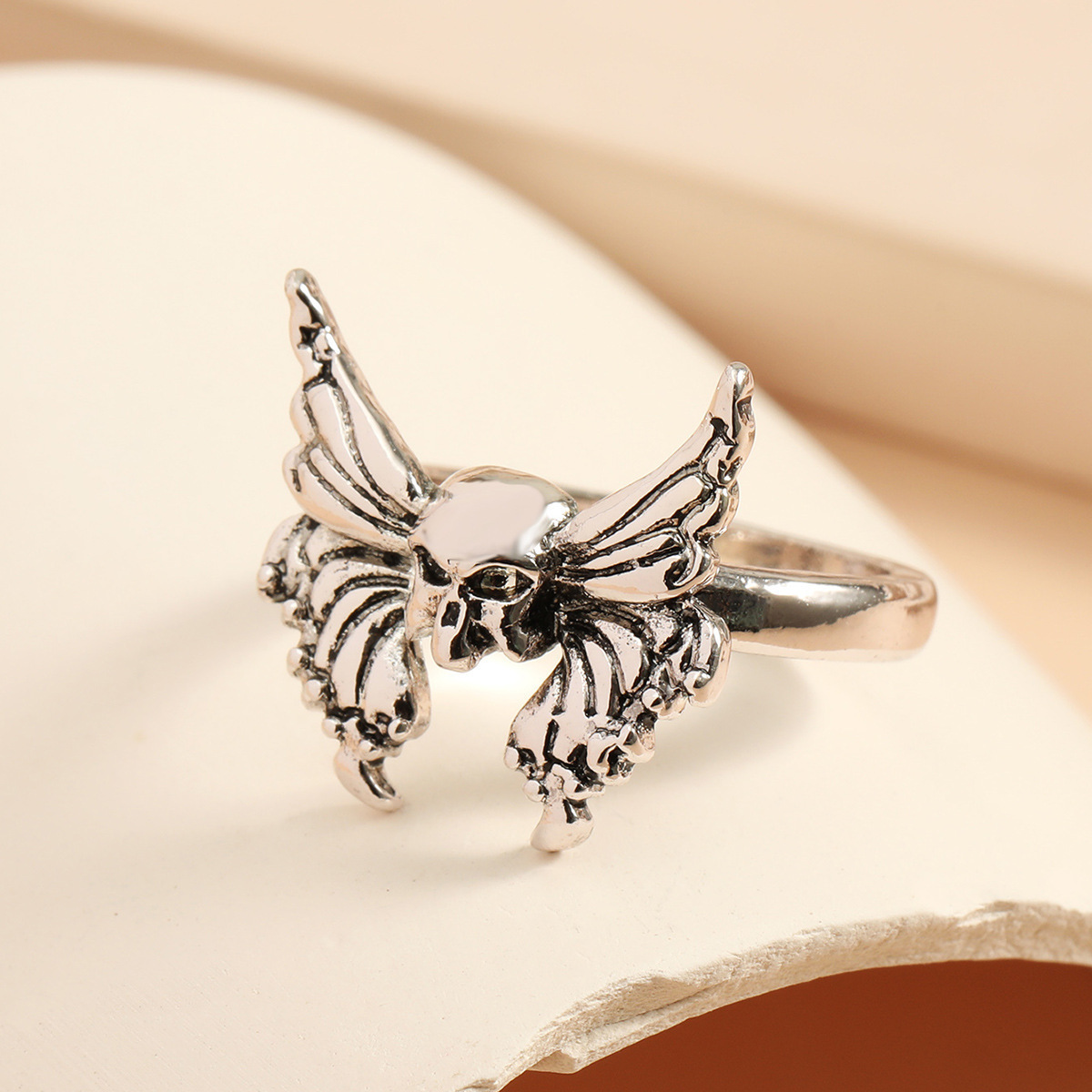 Butterfly Skull Ring Image 5