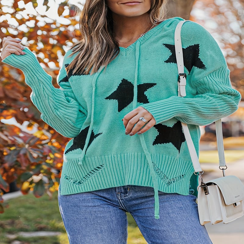 Hooded Drawstring Pullover Image 4