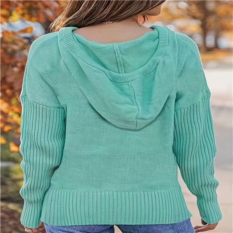 Hooded Drawstring Pullover Image 5
