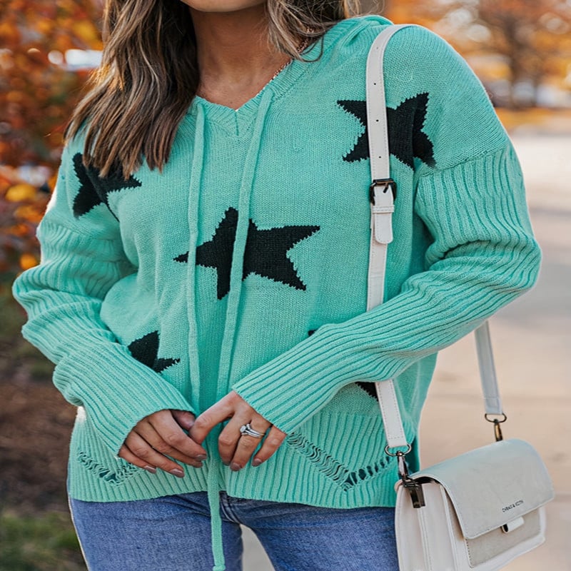 Hooded Drawstring Pullover Image 3