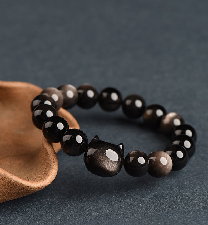 Obsidian Bracelet Fashion Statement